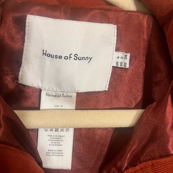 House Of Sunny Teddy Pullover Jacket size S - Picture 8 of 10